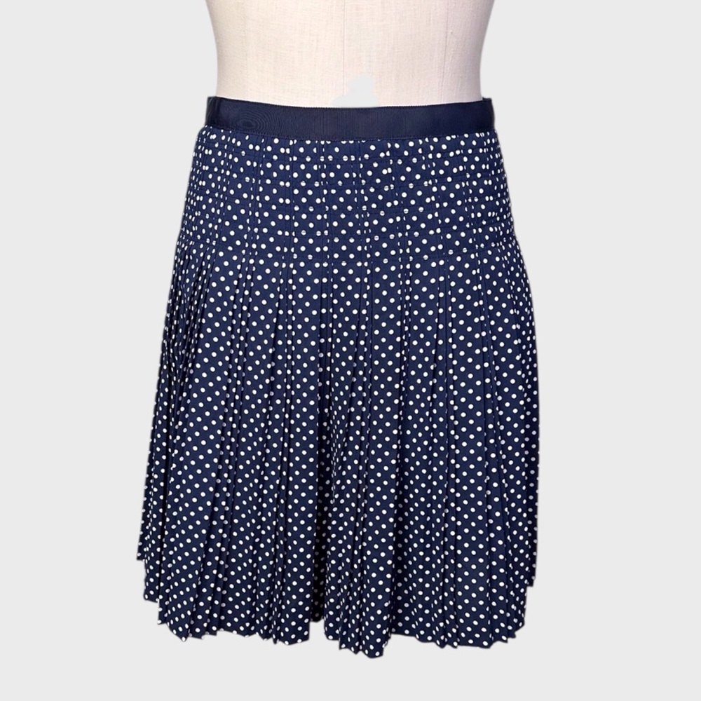 J Crew Polka Dot Pleated Skirt - Picture 5 of 5